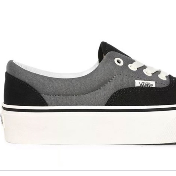 VANS  ERA PLATFORM 2 TONE BLACK/PEWTER SHOES WOMEN - Picture 4 of 16